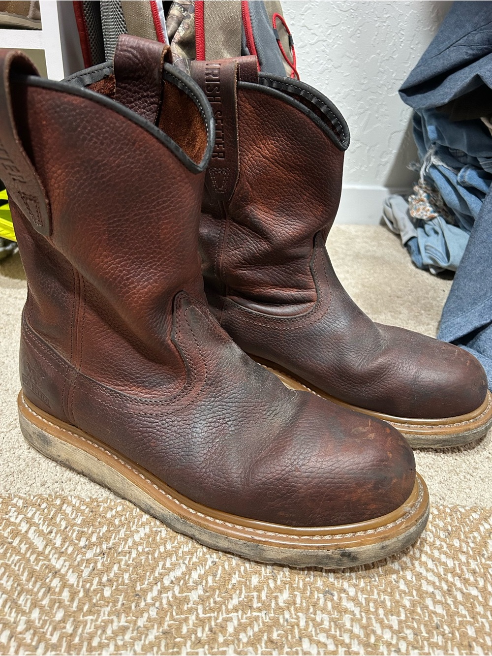 Irish Setter Men's Red Wing Steel Toe Boots
